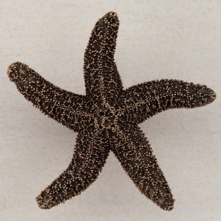 Acorn Mfg Artisan Collection Natural Starfish Knob, Museum Gold DPKGP